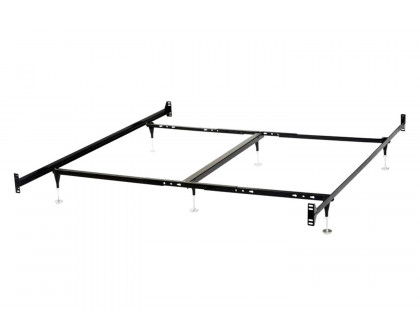 FaFurn - Metal Bed Frame with Bolt-On Headboard Footboard Brackets