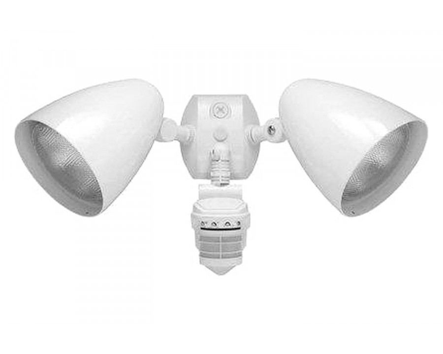 FaFurn - Outdoor Security 2-Light Led Floodlight with 360 Degree Motion Sensor