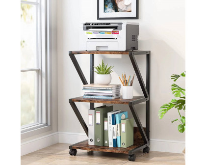 FaFurn - Modern 3-Shelf Printer Stand