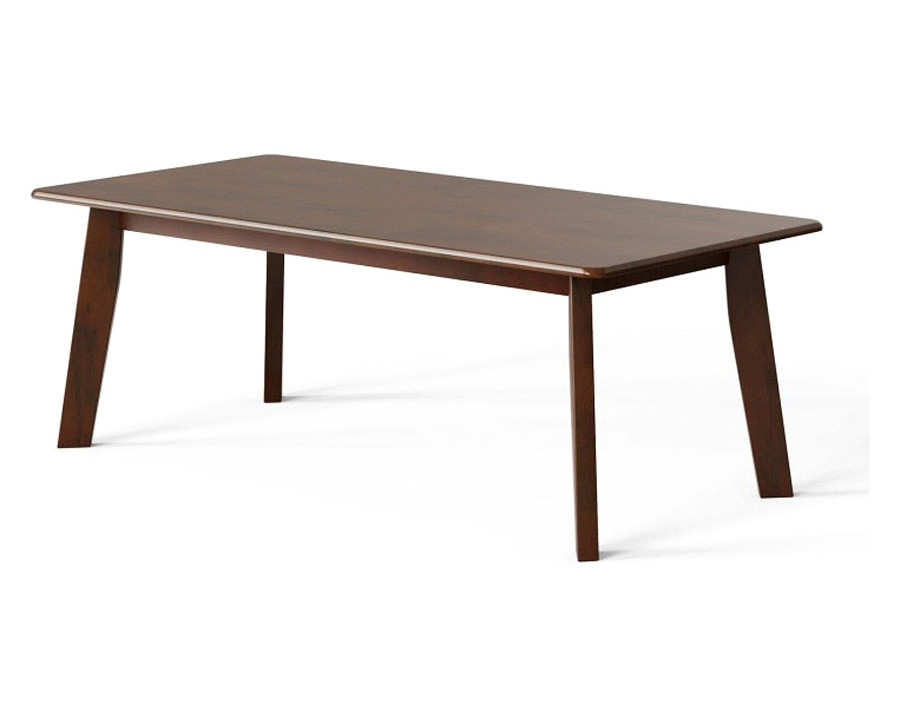 FaFurn - Rustic Minimalist Espresso Wooden Coffee Table