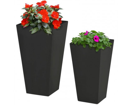 FaFurn - Set of 2 Modern Lightweight Flower Pot Planters