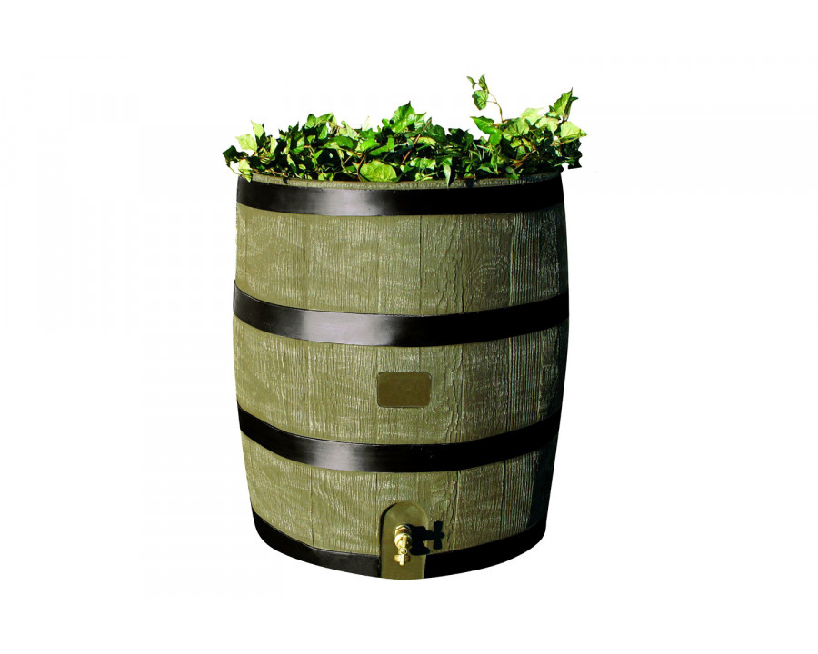 FaFurn - 2-In-1 Rain Barrel Planter