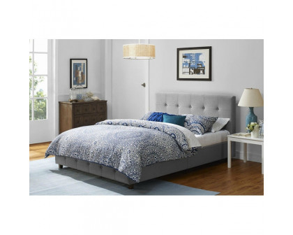 FaFurn - Full Size Platform Bed Frame with Headboard