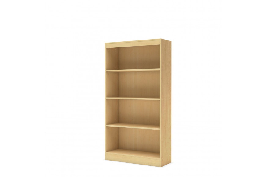 FaFurn™ 4-Shelf Bookcase - Natural Maple, Wood