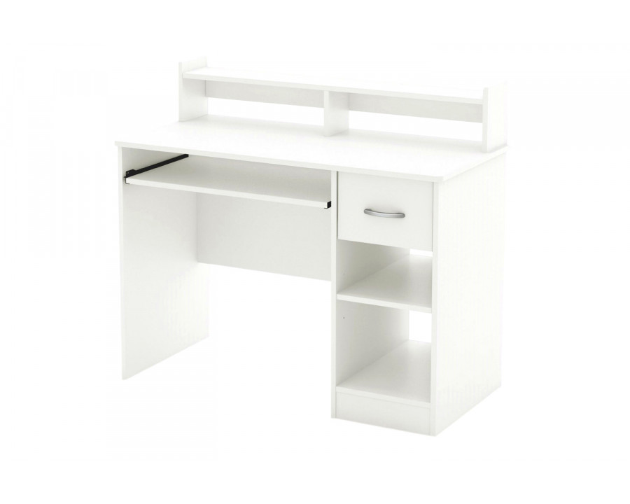 FaFurn Contemporary Home Office Computer Desk - White