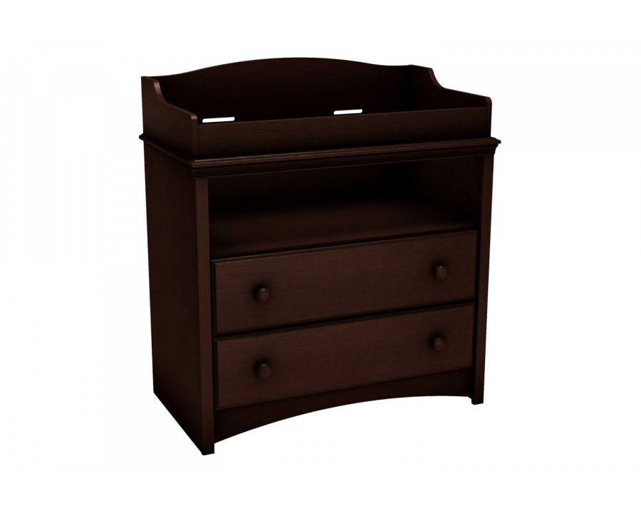 FaFurn - Baby Furniture 2 Drawer Diaper Changing Table in Espresso