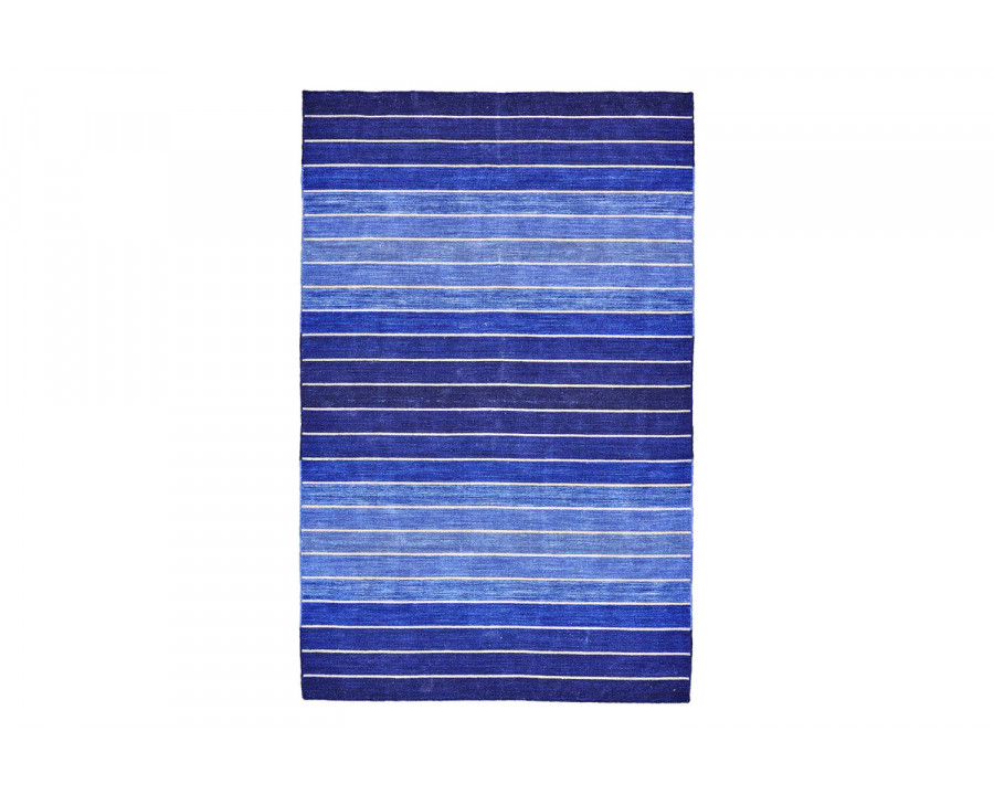 FaFurn - Striped Hand-Tufted Wool/Cotton Area Rug