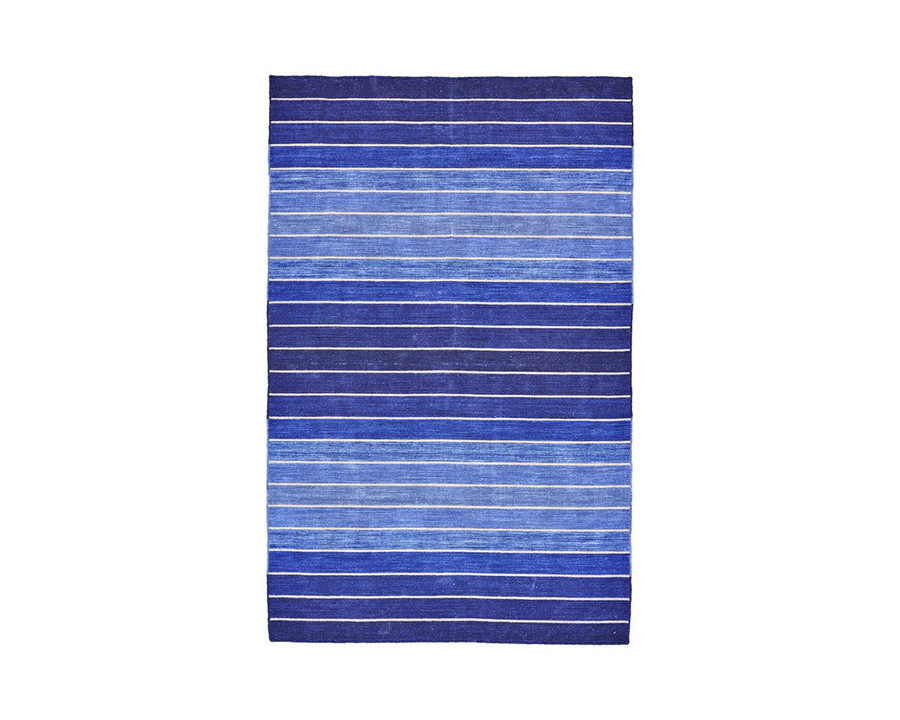 FaFurn Striped Hand-Tufted Wool/Cotton Area Rug - 2" x 3"