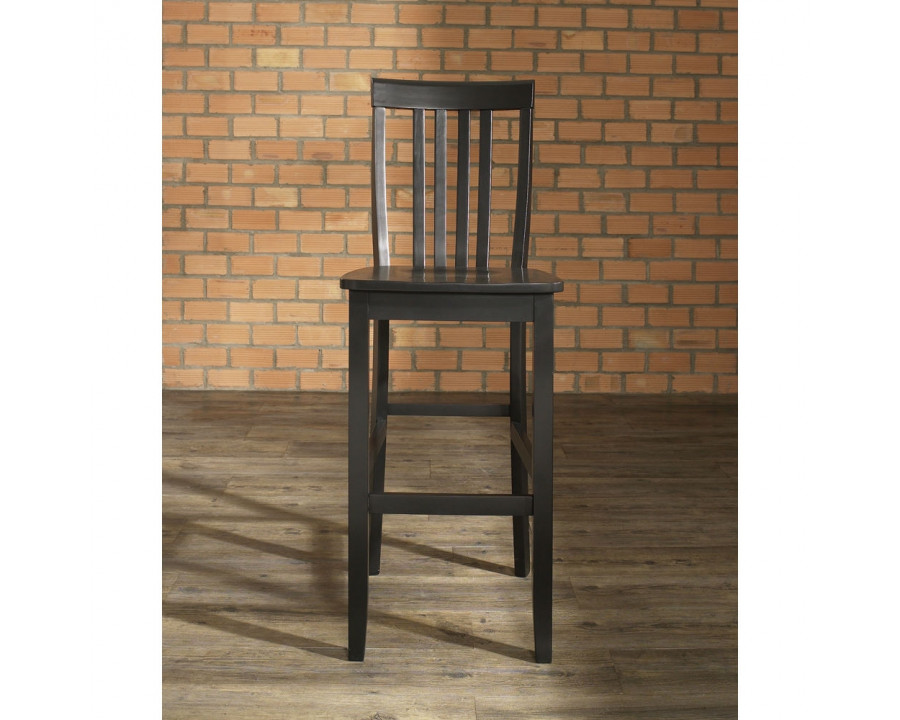 FaFurn - Set of 2 Barstool in Black