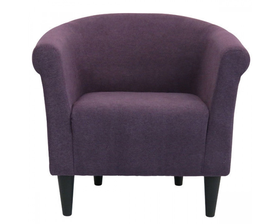 FaFurn Club Chair - Purple, Fabric