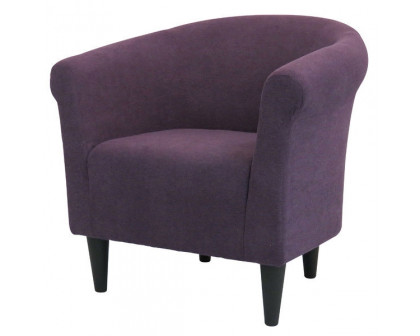 FaFurn Club Chair - Purple, Fabric