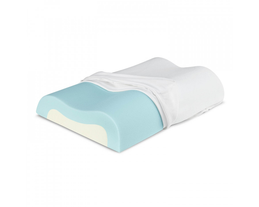 FaFurn - Memory Foam Cool Contour Bed Pillow