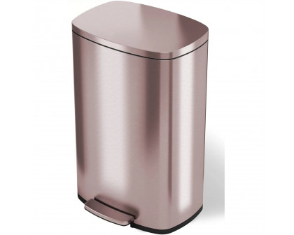 FaFurn - 13 Gallon Trash Can with Step Open Lid