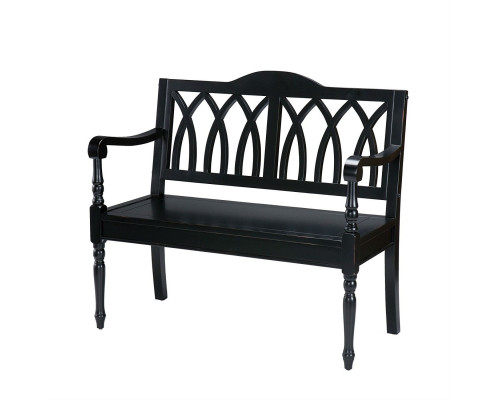 FaFurn - Bench in Antique Black, Wood