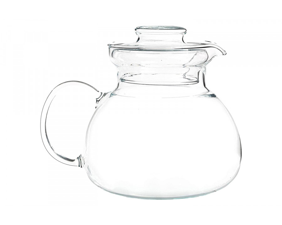 FaFurn 1.5 Quart Stovetop Clear Glass Teapot Kettle - without Infuser