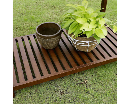 FaFurn - Bench Work Table with Galvanized Metal Top