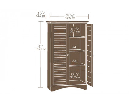 FaFurn Multi-Purpose Wardrobe Armoire - Antique White