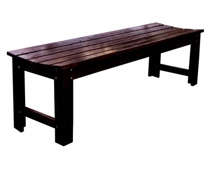 FaFurn - 5-Feet Backless Outdoor Garden Patio Cedar Wood Bench