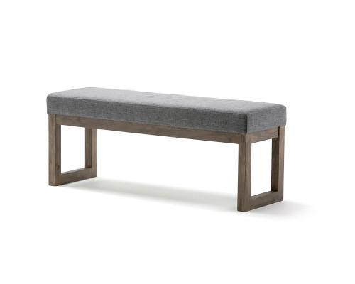 FaFurn - Modern Accent Bench with Upholstered Fabric Seat