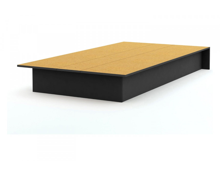 FaFurn - Platform Bed Frame in Wood Finish