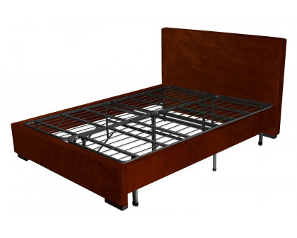 FaFurn - Twin Extra Long Metal Platform Bed Frame with Storage Space