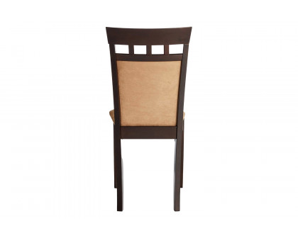 FaFurn - Contemporary Dining Chairs in Cappuccino Finish (Set of 2)