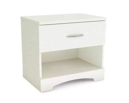 FaFurn - X-Shape 1 Drawer End Table with D-Shape Handle