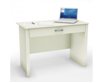 FaFurn - Contemporary Computer Desk in White, Wood