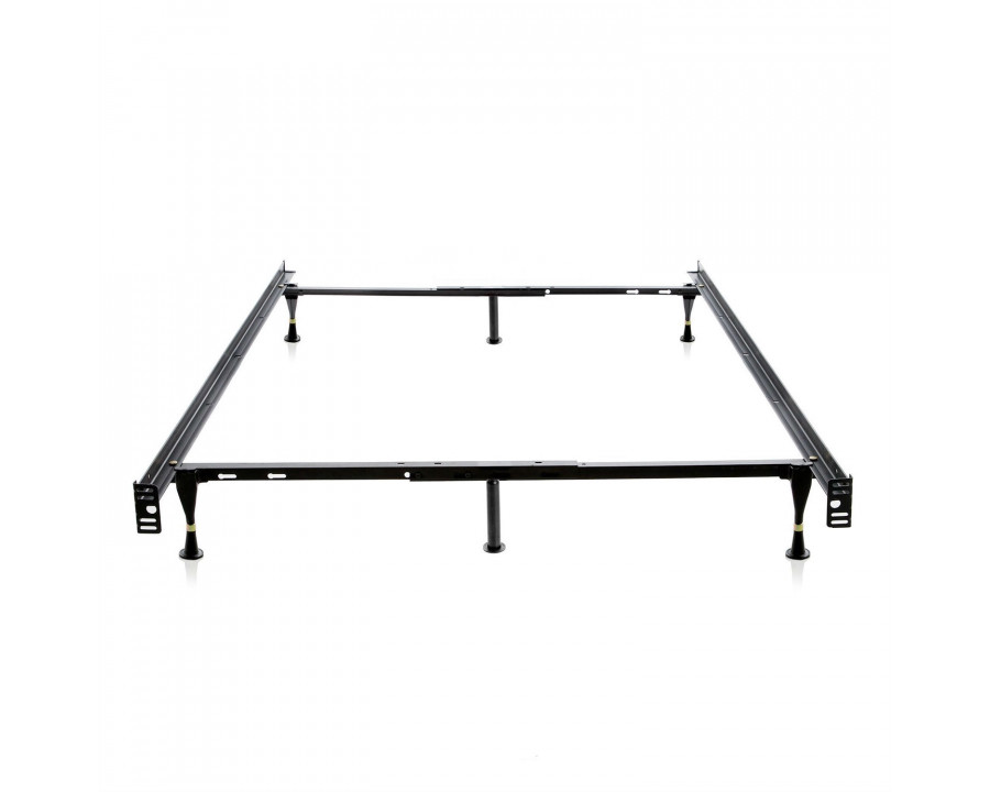 FaFurn - Full Size Bed Frame with Glide Legs in Metal