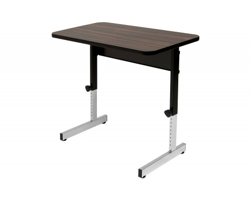 FaFurn - Stand Up Desk Adjustable Height Sitting Standing Writing Table in Walnut