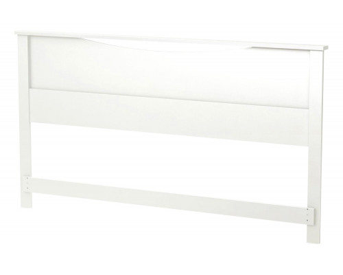 FaFurn - King Size Contemporary Headboard in White Wood Finish