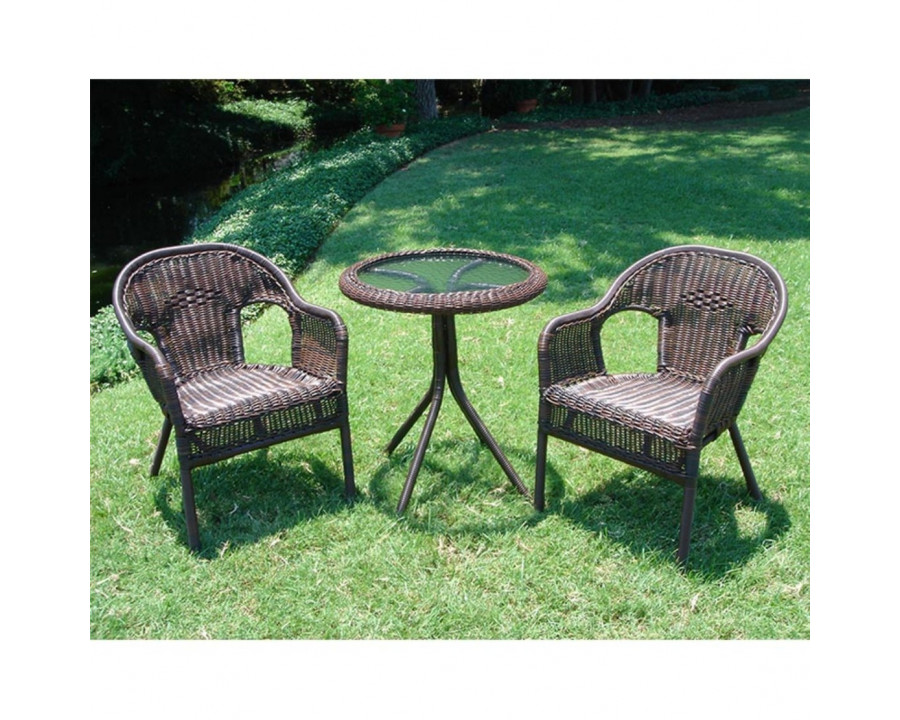 FaFurn - Bistro Set in Mocha