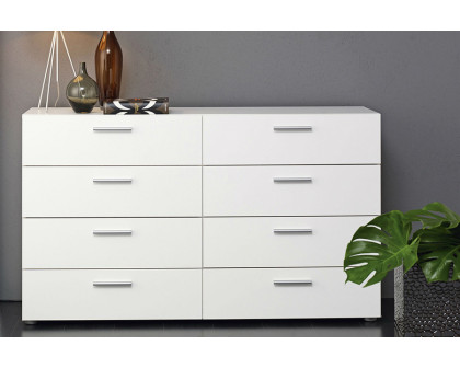 FaFurn - Modern Bedroom 8-Drawer Double Dresser