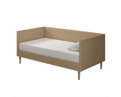 FaFurn Modern Twin Size Daybed - Tan, Linen