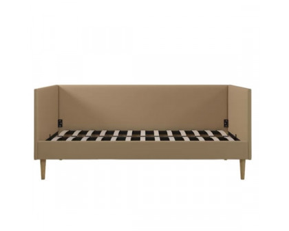 FaFurn Modern Twin Size Daybed - Tan, Linen