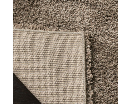 FaFurn Hand-Tufted 91x64" Rug - Taupe