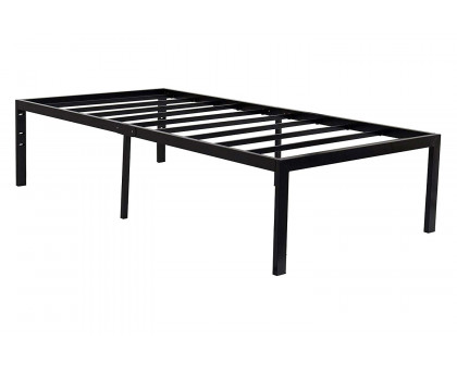 FaFurn 18-Inch High Rise Heavy Duty Metal Platform Bed Frame - Twin Size