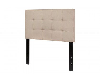 FaFurn - Modern Fabric Upholstered Panel Headboard