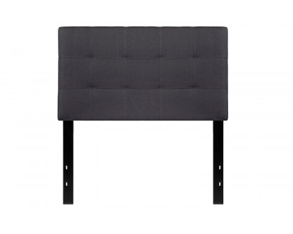 FaFurn - Modern Fabric Upholstered Panel Headboard