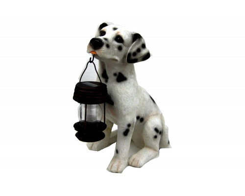 FaFurn - Dalmatian Dog Solar Light Lantern with Super Bright Led