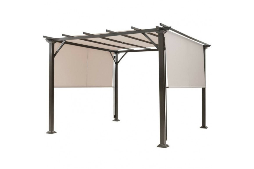 FaFurn™ Gazebo with Canopy - Beige, Metal/Polyester