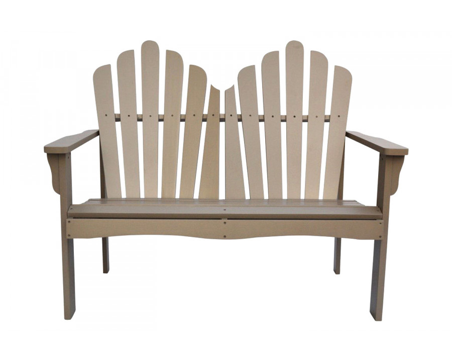 FaFurn - Outdoor Cedar Wood Loveseat Garden Bench