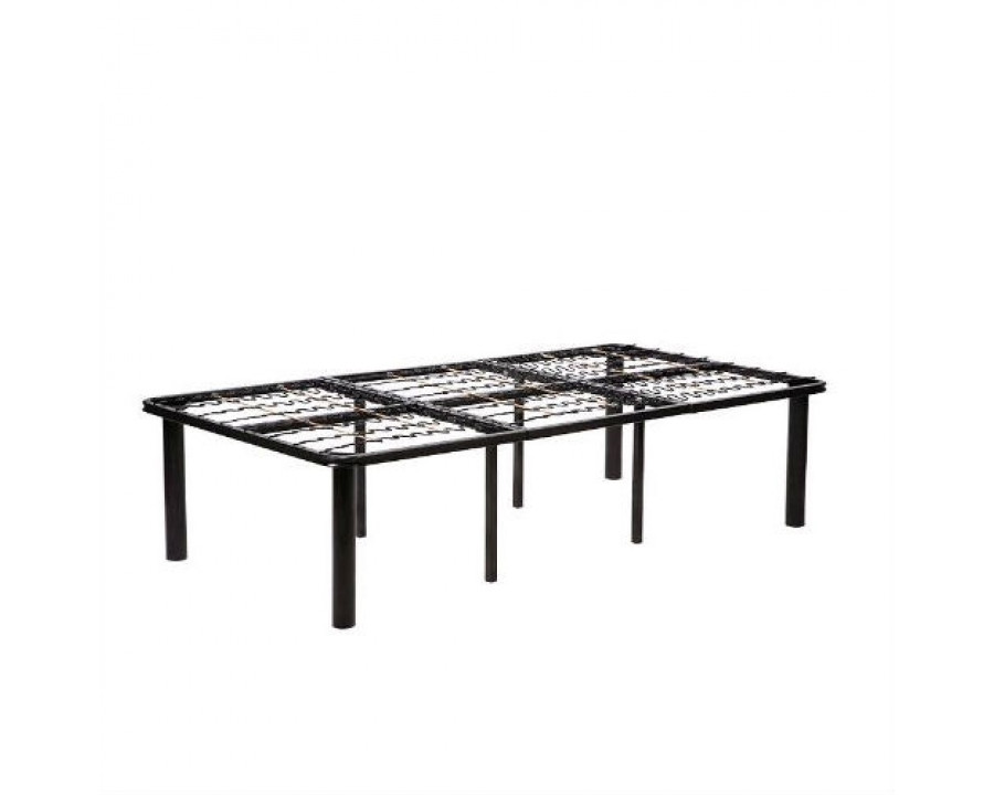 FaFurn - Twin Size 8-Leg Platform Bed Frame in Metal