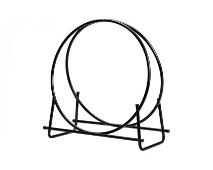 FaFurn Round Circular Steel Hoop Firewood Log Storage Rack - 30"