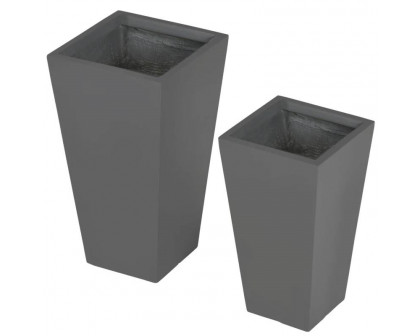 FaFurn - Set of 2 Modern Lightweight Flower Pot Planters