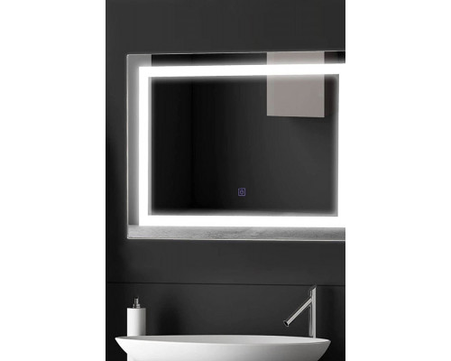 FaFurn - Modern Led Lighted Mirror Dimmable Wall-Mounted Bathroom Vanity 27 X 20 Inch