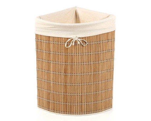 FaFurn - Corner Laundry Hamper Basket with Liner