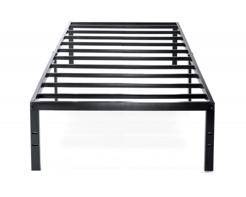 FaFurn Metal Platform Bed Frame with Headboard Attachment Slots - Twin Size