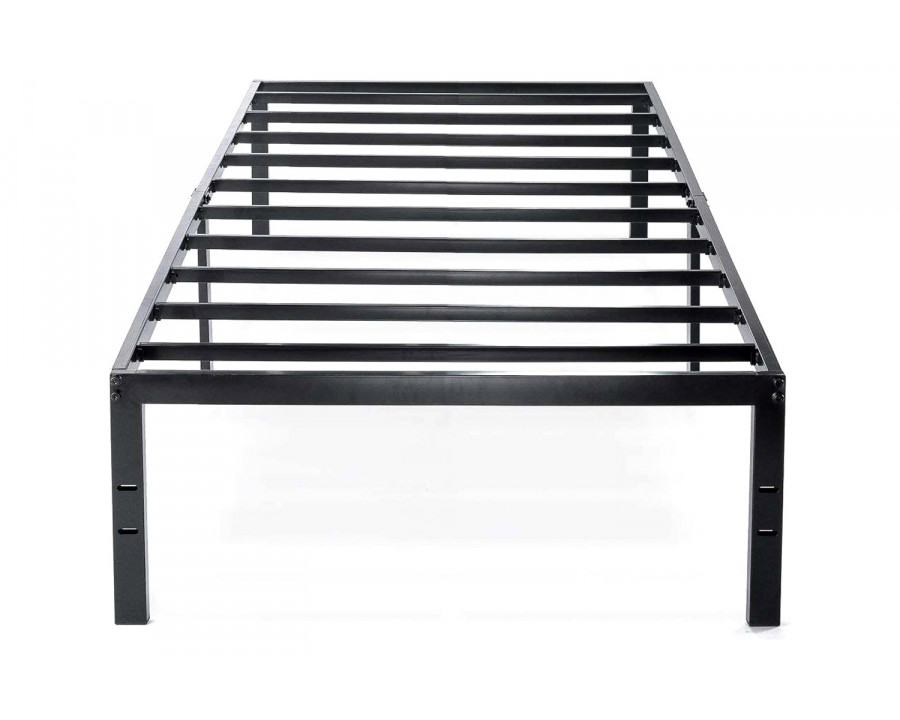 FaFurn - Metal Platform Bed Frame with Headboard Attachment Slots