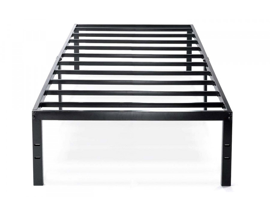 FaFurn Metal Platform Bed Frame with Headboard Attachment Slots - Twin Size